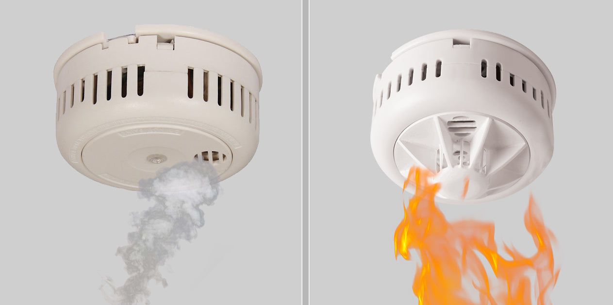 Smoke Detector vs. Heat Detector