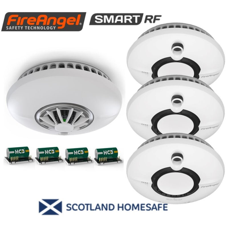 Scottish Legislation Compliant Smoke & Heat Alarm Pack by FireAngel